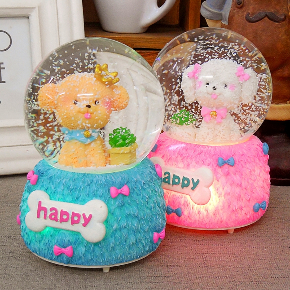 Puppy King Music Box